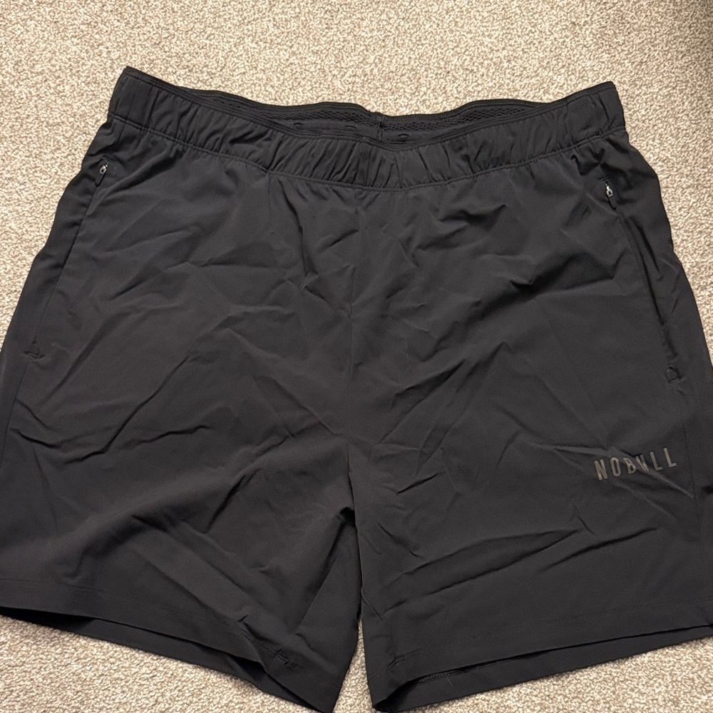 NOBULL Men's Black Athletic Shorts